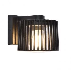 Buitenlamp Shyne muurlamp zwart aluminium modern