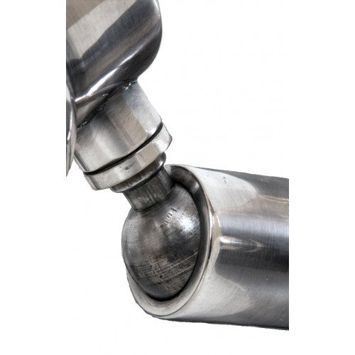Indigo Swirl outdoor spot vintage zilver gemaakt van messing opbouwspot