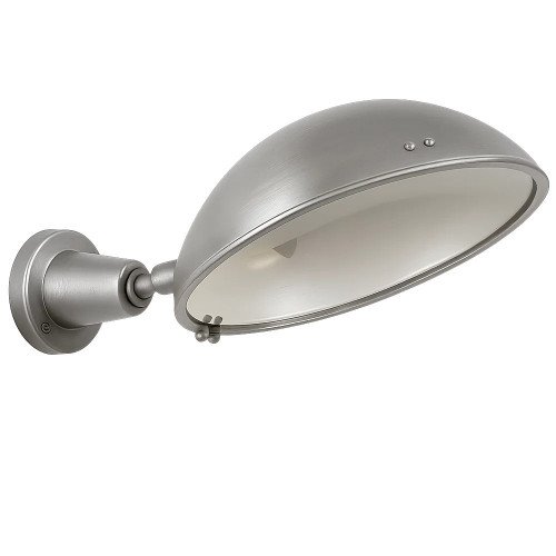messing lamp in de kleur antiek zilver met een E27 fitting