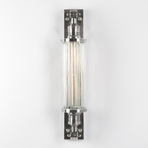 Messing buitenlamp anthiek Zilver design E27 muurlamp