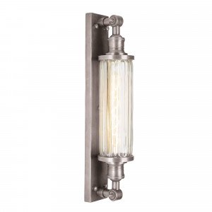 Messing buitenlamp anthiek Zilver design E27 muurlamp