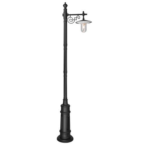 Klassieke lantaarn Zwart 250cm KS Verlichting