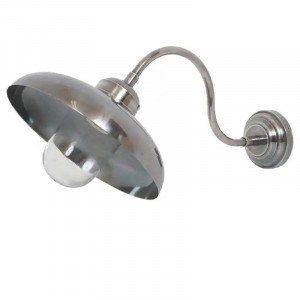 messing lamp in de kleur antiek zilver met een E27 fitting messing lamp in de kleur antiek zilver met een E27 fitting