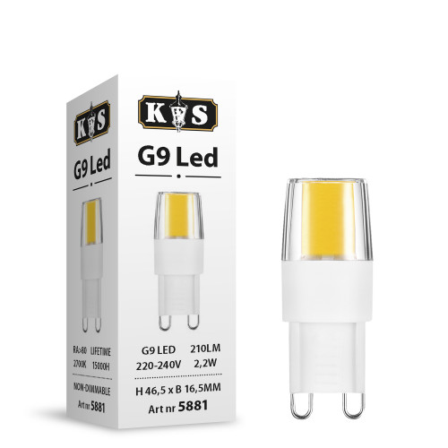KS G9 LED 3.5W (5879) - KS Verlichting - Lichtbronnen