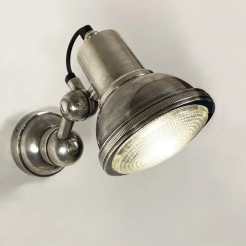 Nostaluce Plafond- en Wandspot Memphis Antique Silver spot | Nostalux.nl