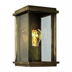 verlichting veranda - bronzen buitenlamp Capital klein - jaren 30 buitenlamp - Nostalux
