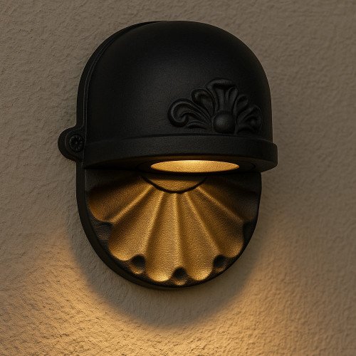Nostalux buitenlamp - wandspot Zwart - Tramonto