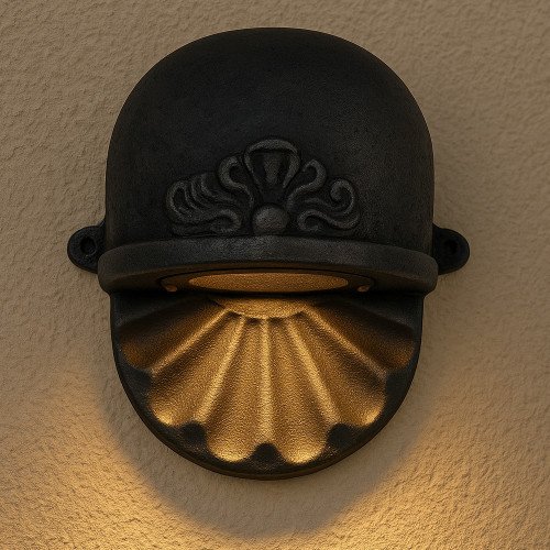 Nostalux buitenlamp - wandspot Zwart - Tramonto