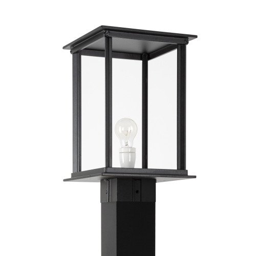 Buitenlamp Capital Terras XXL buitenverlichting zwart in klassieke stijl met vierkante vorm