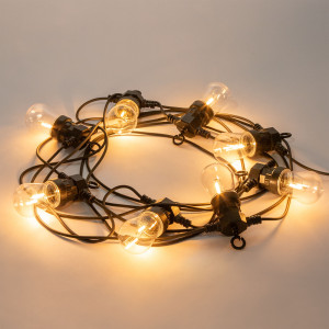 Lichtsnoer 20 meter met 20 LED en warm wit licht