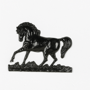 Paard muurdecoratie aluminium