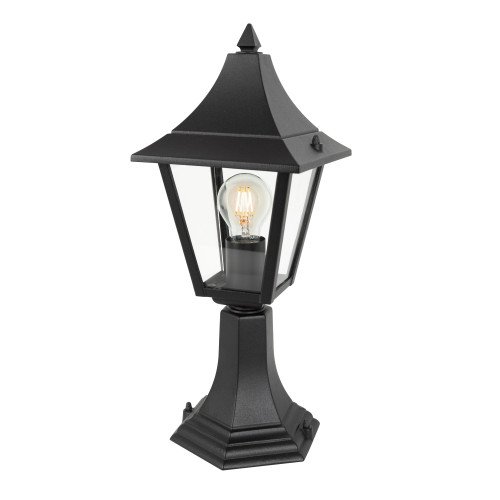 KS Verlichting Livorno sokkel staande lamp poerverlichting zwart klassieke lamp buitenlamp