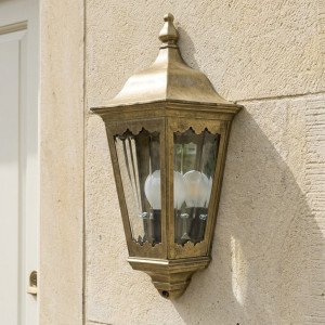 Buitenlamp Maritiem wandlamp brons klassiek