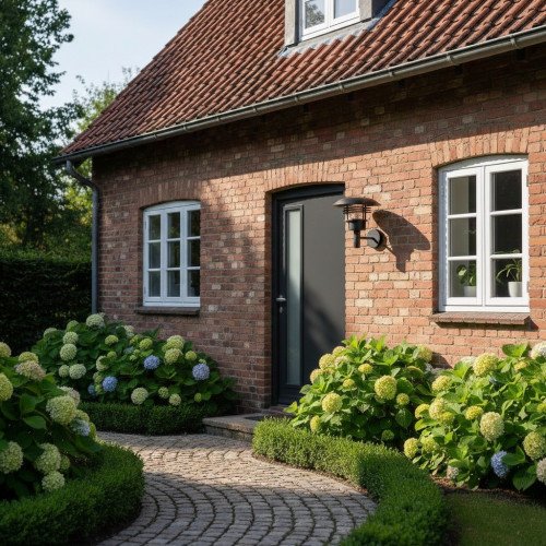 Buitenlamp Riga Wandlamp Zwart Aluminium modern