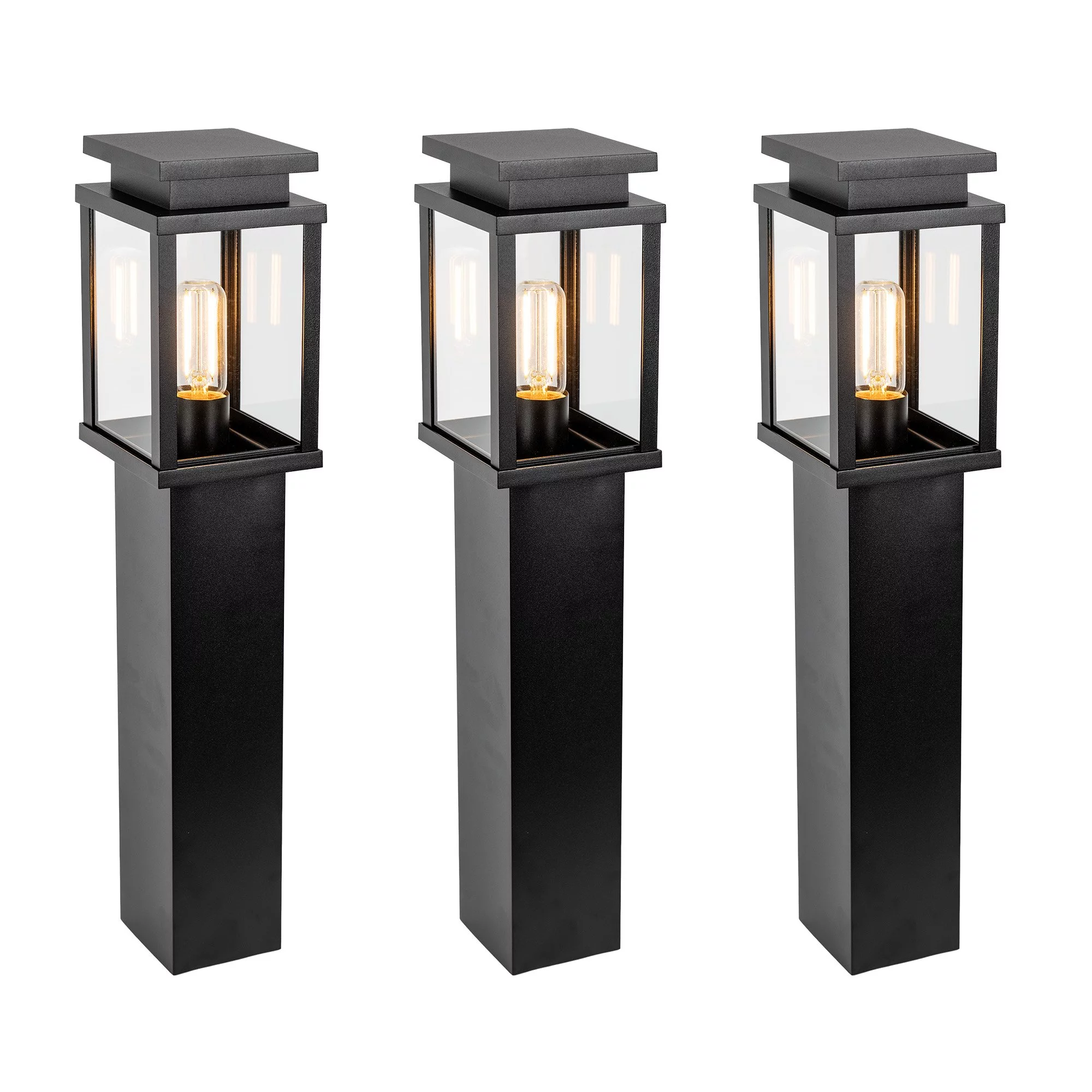 8 Stuks Zwarte Zonnelampen Voor Buiten – IP65 Waterdicht – Warmwit Licht – Automatisch Aan/uit – Inclusief Batterij – Voor Tuin, Trap, Terras En Hekwerk