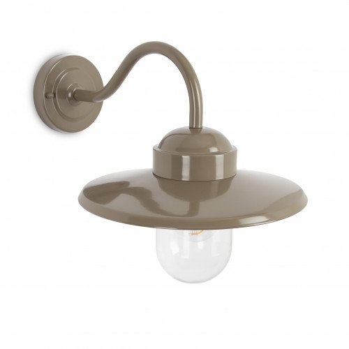 Buitenverlichting Dolce Retro Taupe Muurlamp