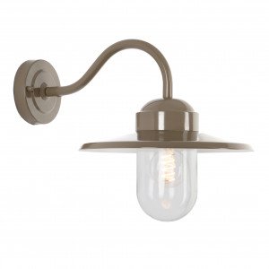 Buitenverlichting Dolce Retro Taupe Muurlamp
