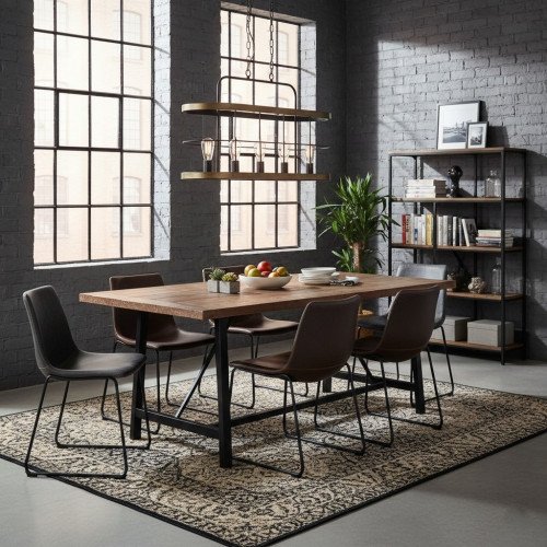 Benson hanglamp bronzen zwart metaal E27 85 cm slank design