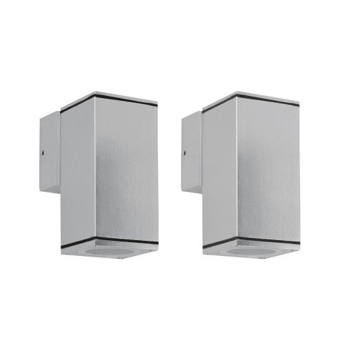 Kelvin Down Titan wandlamp zilver GU10 buiten IP54