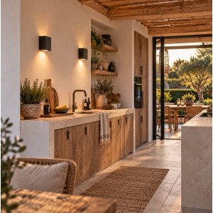 Pure Up & Downlighter beton voor binnen in zwarte kleur