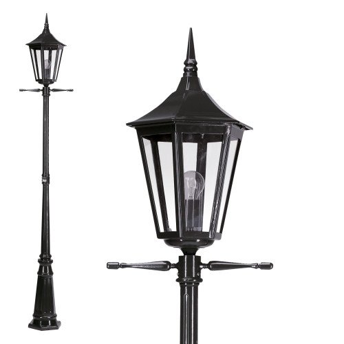 Zwarte lantaarn Zeist klassiek tuinverlichting