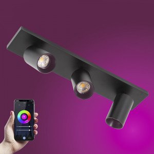 Smart mila 3 opbouwspot rond gu10 plafondlamp Smart mila 3 opbouwspot rond gu10 plafondlamp