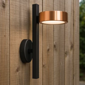 Buitenlamp Orion Downlighter Koper Aluminium Rond