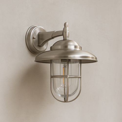 Monte (7707) - KS Verlichting - Buitenverlichting wandlamp nikkel