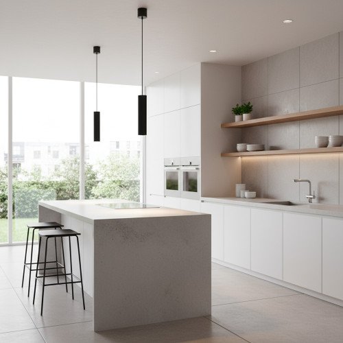 De Cylin Hangspot Matzwart komt in vrijwel elk interieur goed tot zijn recht!