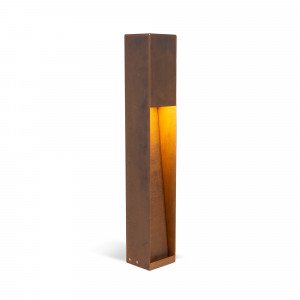 Buitenlamp Levi terras modern vormgegeven buitenverlichting in de kleur corten