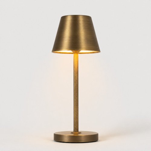 Buitenlamp en Binnenlamp Bronzen tafellamp modern