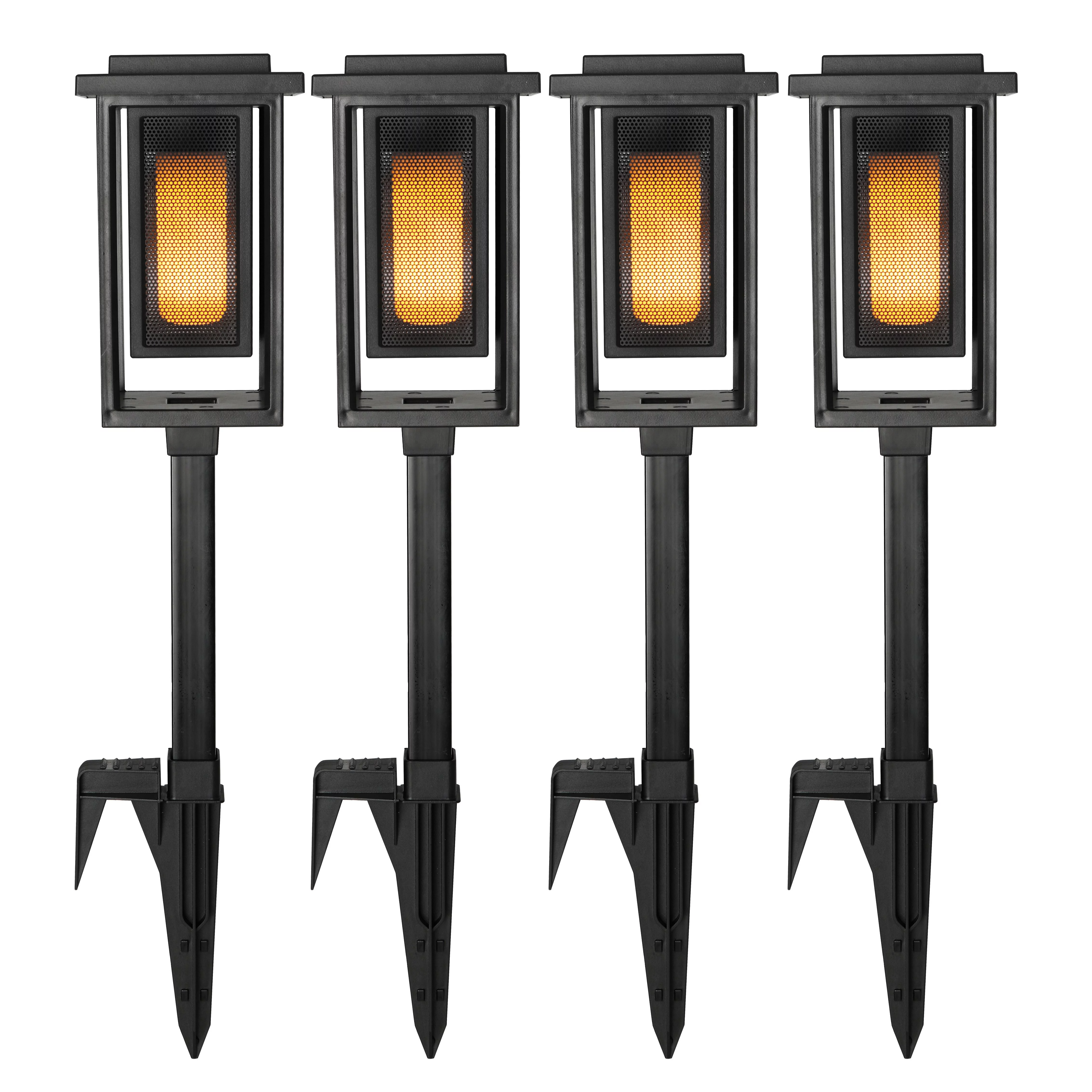 Solar staande lamp Sven op zonne-energie - Tuinlamp met schemer- en