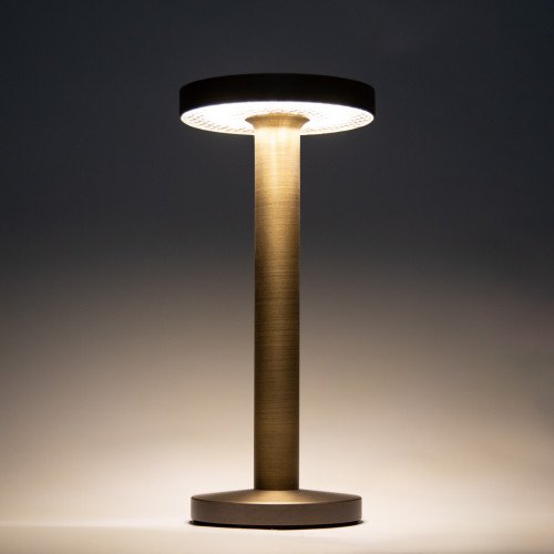 Buitenlamp en Binnenlamp Bronzen tafellamp modern