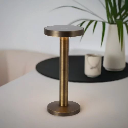 Buitenlamp en Binnenlamp Bronzen tafellamp modern