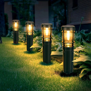 Solar tuinlamp Faro buitenverlichting zwart