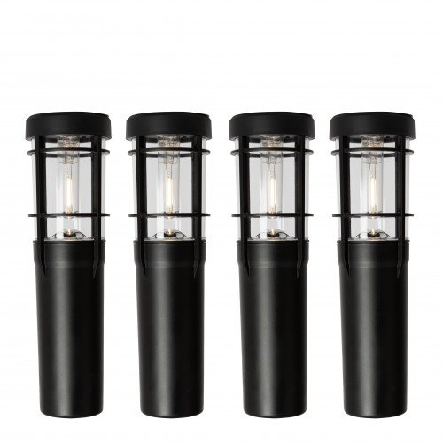 Solar tuinlamp Faro buitenverlichting zwart