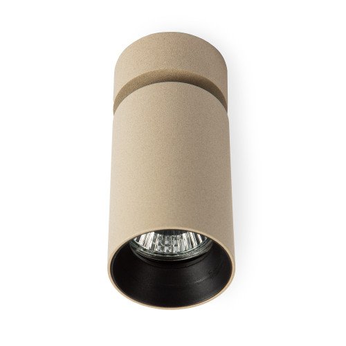 Richtbare opbouwspot Mila 1 rond champagne