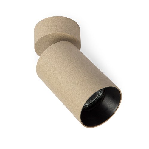 Richtbare opbouwspot Mila 1 rond champagne