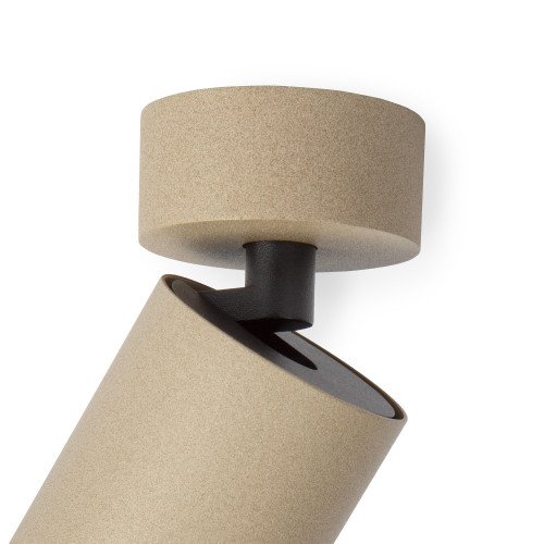 Richtbare opbouwspot Mila 1 rond champagne