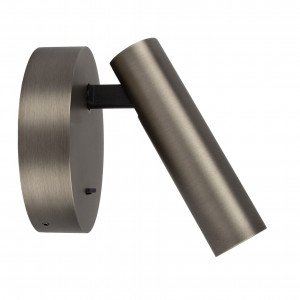 gun metal wandspot richtbaar aluminium USB gun metal wandspot richtbaar aluminium USB