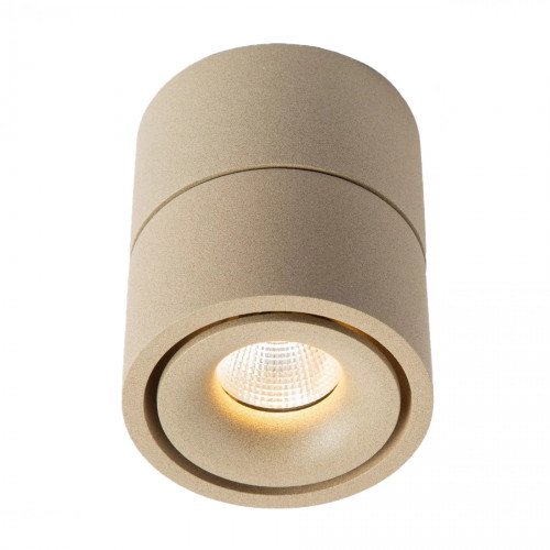 Ronde luxe compacte pladondspot champagnekleurig