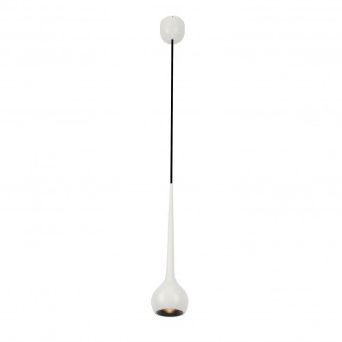 Witte druppel-design hanglamp aluminium modern