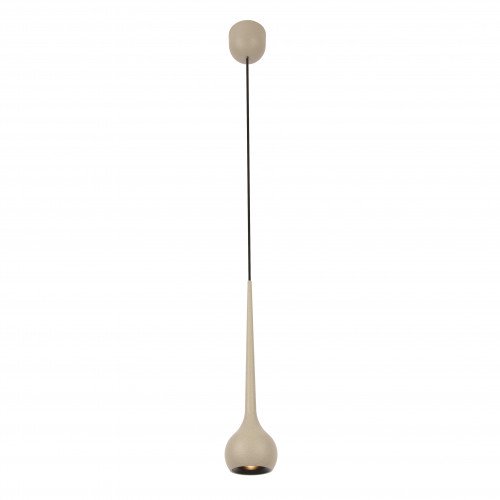 Champagne druppel-design hanglamp aluminium modern