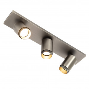Plafondspot Scott binnenverlichting gun metal aluminium modern