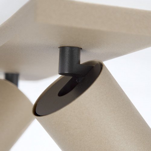 Richtbare opbouwspot Mila 1 champagne