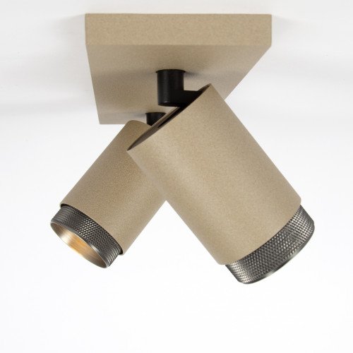 Plafondspot Scott binnenverlichting gun metal aluminium modern