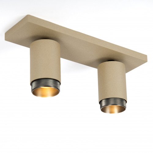 Plafondspot Scott binnenverlichting gun metal aluminium modern