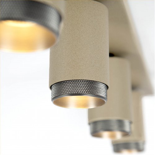 Plafondspot Scott binnenverlichting gun metal aluminium modern