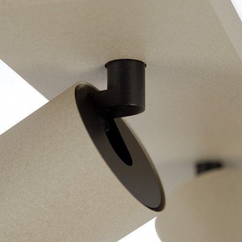 Plafondspot Scott binnenverlichting gun metal aluminium modern