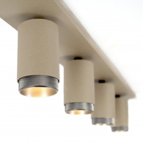 Plafondspot Scott binnenverlichting gun metal aluminium modern
